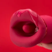 Lip Service Big Mouth Vibrator – Realistic Licking Lips, 10 Vibration & Rotation Modes, 3 Suction Intensities, Oral Sex Simulator for Women