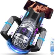 Luxury Male Masturbator with 12cm Thrust & Hands-Free Design