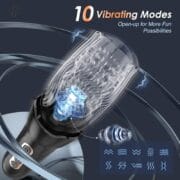 StrokeMaster Pro – Automatic Male Masturbator with 5 Thrusting & Rotating + 10 Vibration Modes - Image 4