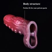 Tentakel-Hülle – Realistischer Monster-Dildo-Manschette aus Flüssigsilikon, Verlängerungs- und Vergrößerungshülle für den Penis, Sextoy für Männer und Paare – Bild 5