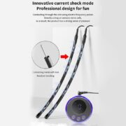 Rings Testicle Ring Electric Shock Cock Ring Set, Stimulation Devices Electrostimulation Testicle Ring Prostate Massage with Host and Electrode Ring SM Stimulate Sex Toy - Image 6