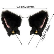 BDSM Bondage Kit 5 Pcs Foxtail Anal Plug Set Sex Toy Kit with Butt Plug Headband Cat Ear Necklace Nipple Clamps and Gags Adult Toys for Men Women Couples Adult Sex Toys - Image 2