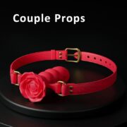 Multi-Section Adjustable Ball Gag Exercise Rose Shape Open Mouth Gag Bondage Gear Silicone Gag Couple Props Adult Sex Toys - Image 7