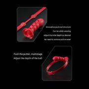 Multi-Section Adjustable Ball Gag Exercise Rose Shape Open Mouth Gag Bondage Gear Silicone Gag Couple Props Adult Sex Toys - Image 5