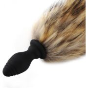 Fox Butt Plug Tail Vibrating Anal Plug Remote Control Vibrator Butt Plug Anal Role Adult Sex Toys for Women Men Couple - Image 3