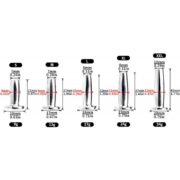 2pc Male Urethral Plug Set Smooth Stainless Steel Metal Penis Plug with Hollow Hole Design and Urination Hole - Image 5