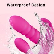 Vibrating Panties Wearable Vibrator Thrusting Dildos Anal Vibrators with Remote Control 3 in 1 with 3 Thrust Modes 10 Vibration Modes G-Spot Butterfly Vibrator for Women Couples Adult Sex Toys - Image 3