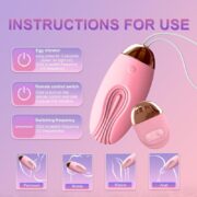 LuvEgg Remote Bullet Vibrator – 10 Modes Wearable Clit & G-Spot Toy for Couples - Image 5