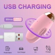 LuvEgg Remote Bullet Vibrator – 10 Modes Wearable Clit & G-Spot Toy for Couples - Image 2