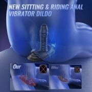 PulseRide Pro – Anal Dildo Vibrator & Butt Plug for Men, Women & Couples - Image 8