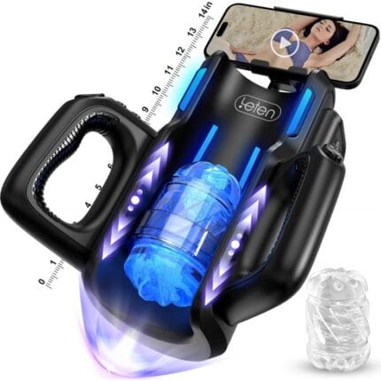 Sex Toys for Men Male Masturbator-Automatic Electric Male Sex Toys with 12times/s Thrusting