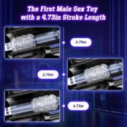 Sex Toys for Men Male Masturbator-Automatic Electric Male Sex Toys with 12times/s Thrusting - Image 4