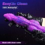 9.8" Fantasy Dragon Monster Knot Dildo, Thick Horse Knotted Alien Sex Toys with Suction Cup, Silicone Huge Anal Creature Animal Dildo for G-spot - Image 3