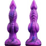 9.8" Fantasy Dragon Monster Knot Dildo, Thick Horse Knotted Alien Sex Toys with Suction Cup, Silicone Huge Anal Creature Animal Dildo for G-spot - Image 2