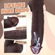 Black Daddy – Huge 11" Realistic Dildo, Suction Base - Image 4