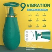 Lick&Suck Pro – Clit & Nipple Sucking Vibrator with 3 Suction + 9 Licking Modes - Image 5