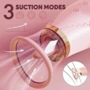 Lick&Suck Pro – Clit & Nipple Sucking Vibrator with 3 Suction + 9 Licking Modes - Image 6