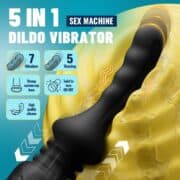 ThrustMaster Pro – 7 Vibration & 5 Thrusting Modes, Curved Dildo Vibrator for G-Spot & Anal