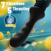ThrustMaster Pro – 7 Vibration & 5 Thrusting Modes, Curved Dildo Vibrator for G-Spot & Anal - Image 6