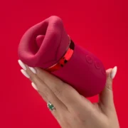 Lip Service Big Mouth Vibrator – Realistic Licking Lips, 10 Vibration & Rotation Modes, 3 Suction Intensities, Oral Sex Simulator for Women - Image 2